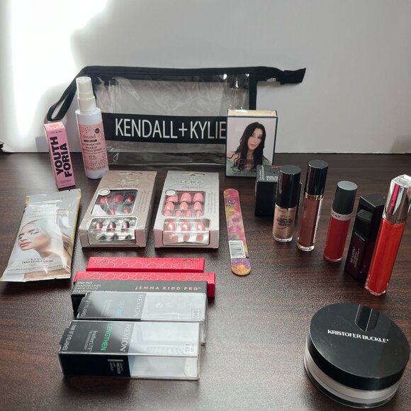 Beauty Bundle Youth Foria Cher perfume Nails Revlon Eyelashes Revlon Almay JK - Picture 1 of 5
